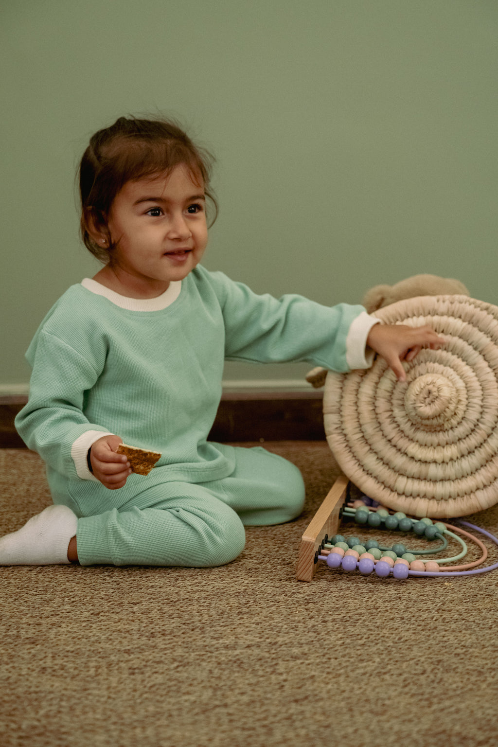 Waffle Long Sleeve With Rim