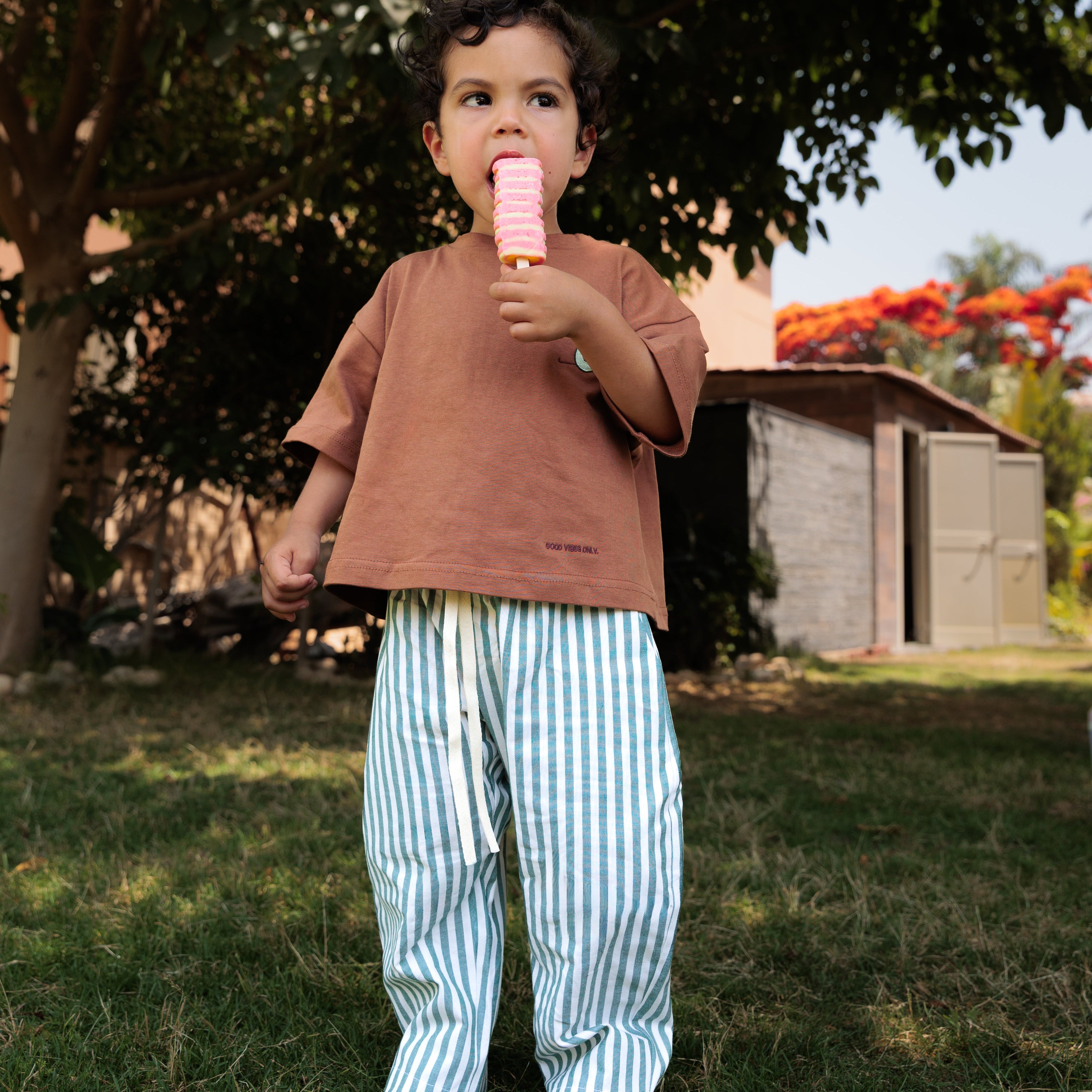 Stripes Relaxed pants